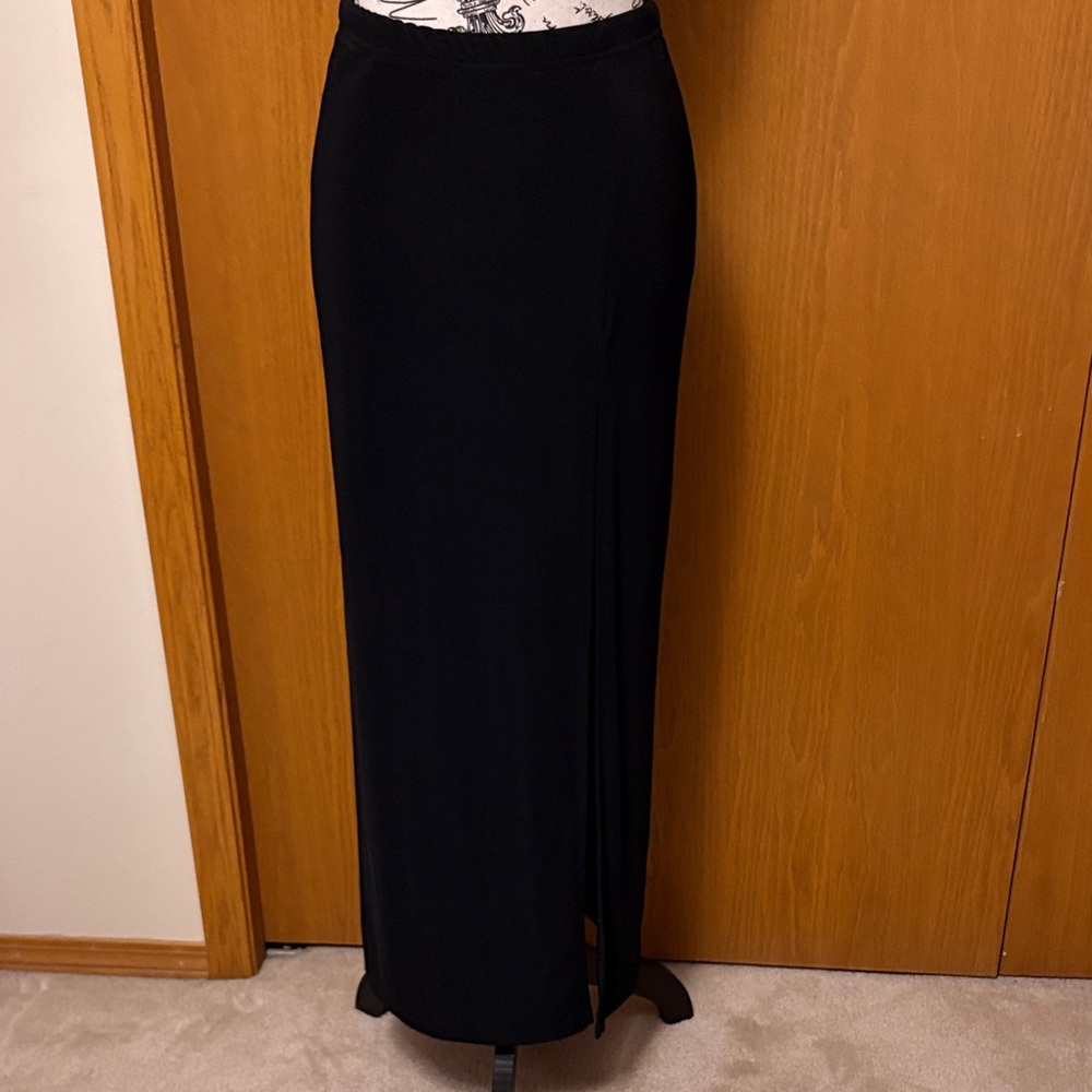 Elegant Black Mini/Maxi Skirt